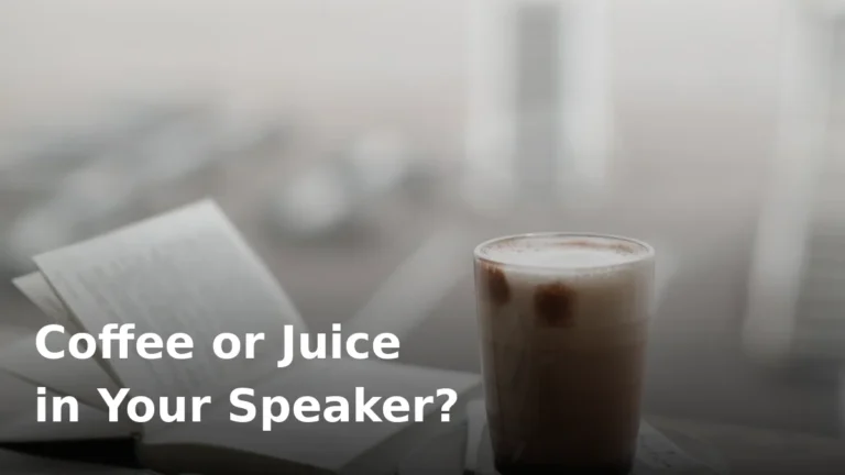 Coffee, juice or soapy water in a phone speaker: what to do next