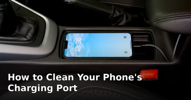 How to Clean Your Phone’s Charging Port Safely