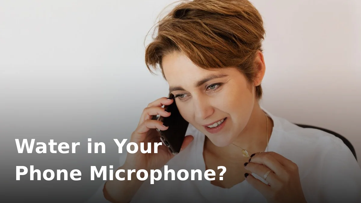 Water in your phone microphone: how to dry it and fix muffled calls