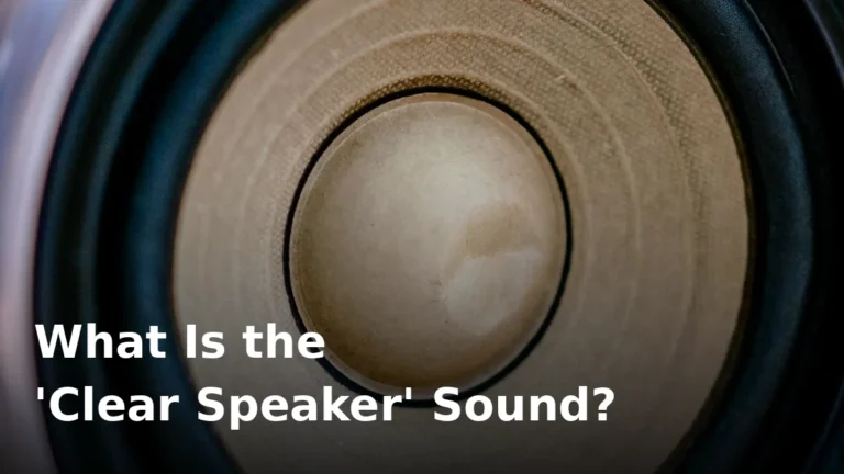 What Is the “Clear Speaker” Sound? How Water-Eject Tones Actually Work