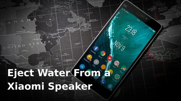 How to Eject Water From a Xiaomi Speaker