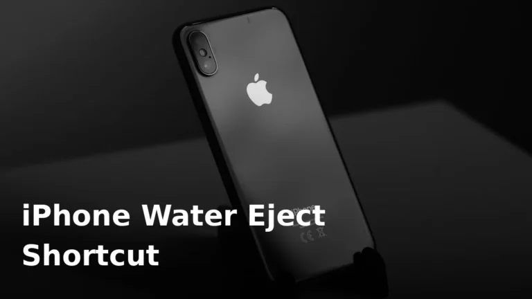 iPhone Water Eject Shortcut: Set It Up in 2 Minutes